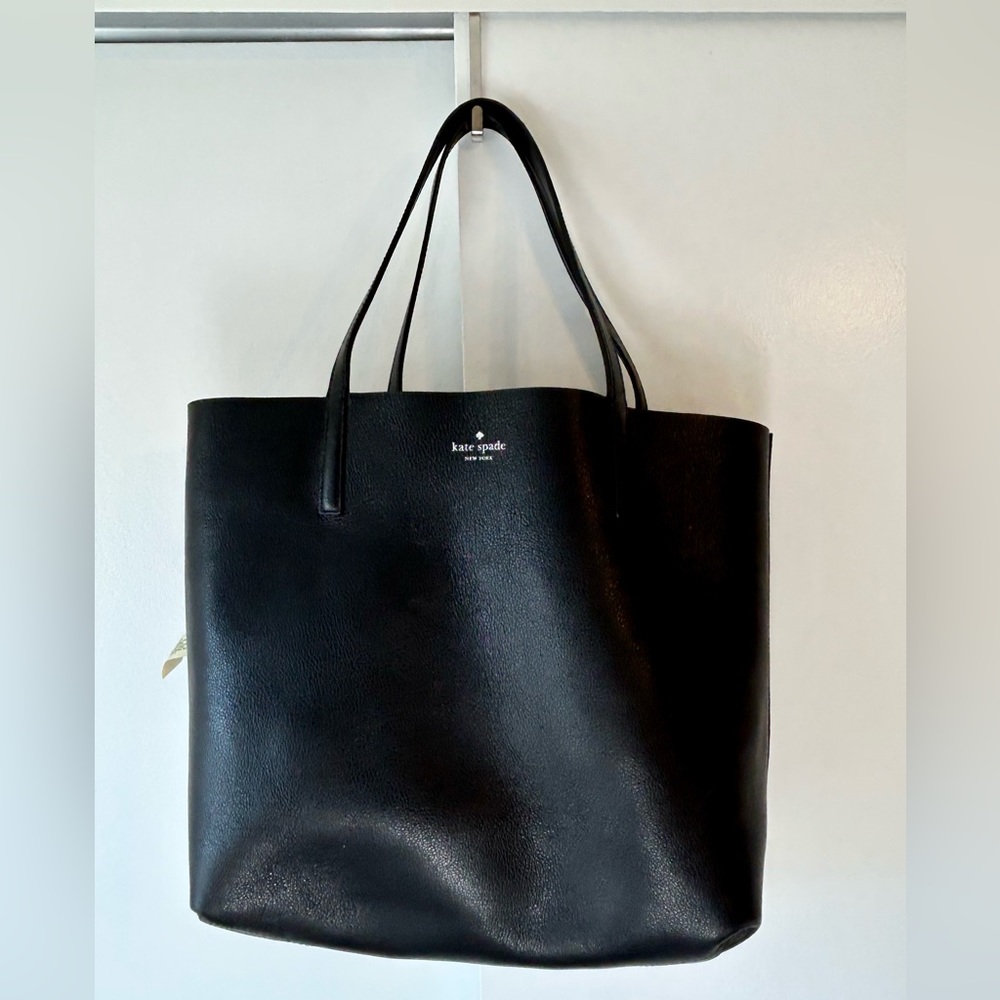 Kate Spade Ava Reversible Tote - Black / Gunmetal
